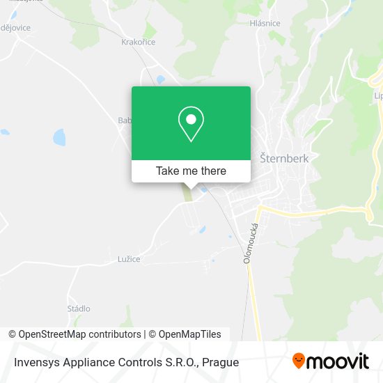 Invensys Appliance Controls S.R.O. map