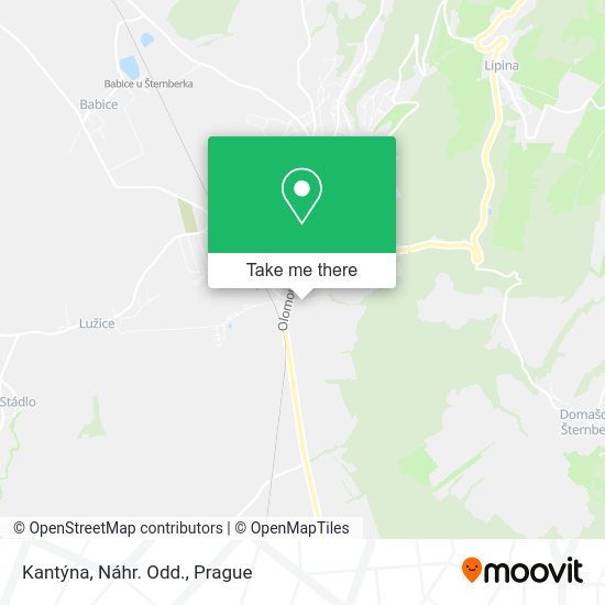 Kantýna, Náhr. Odd. map