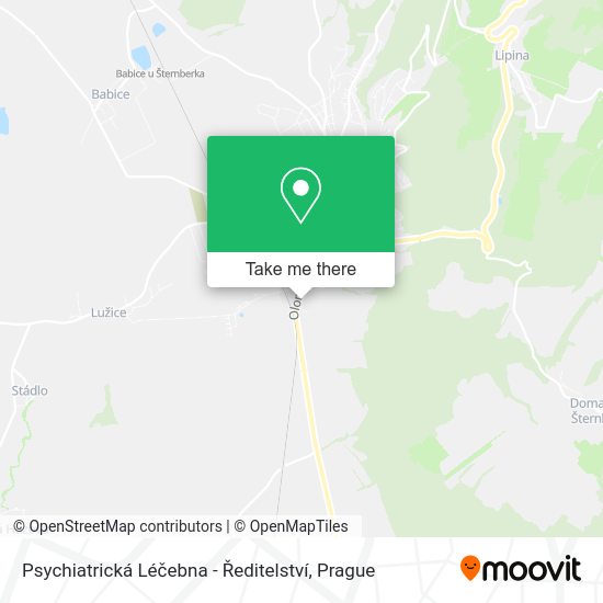 Psychiatrická Léčebna - Ředitelství map