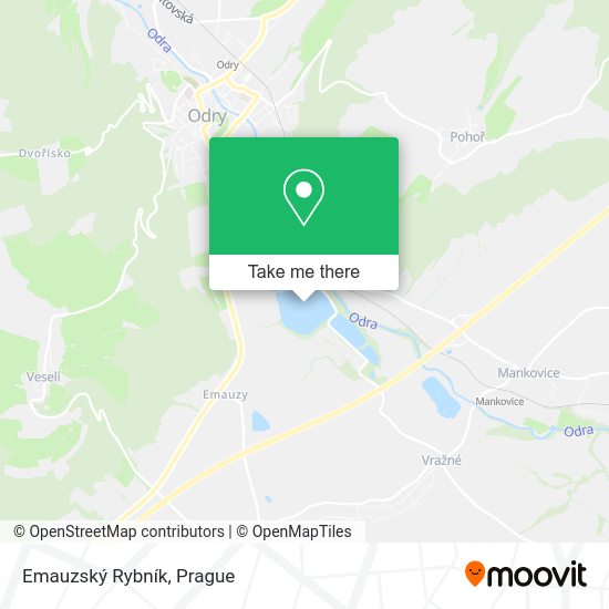 Emauzský Rybník map