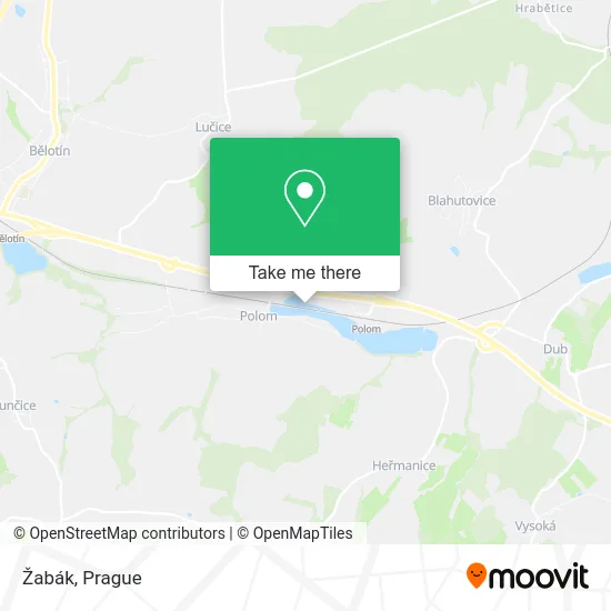 Карта Žabák