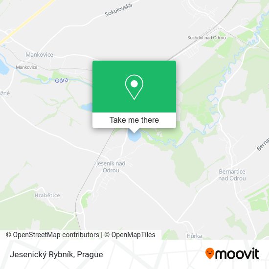 Jesenický Rybník map