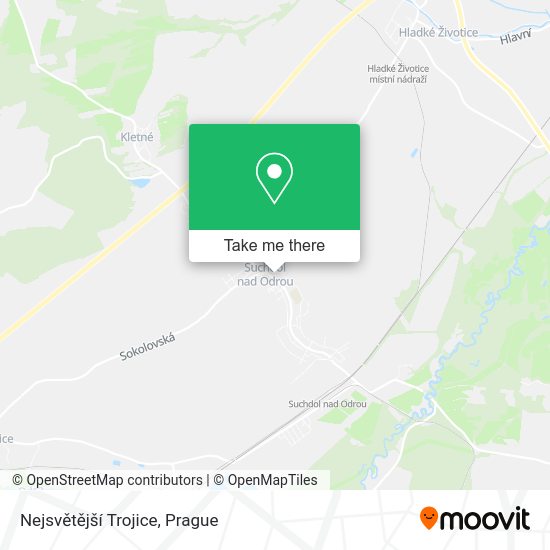 Nejsvětější Trojice map