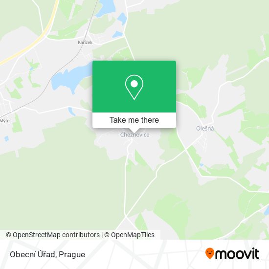 Obecní Úřad map