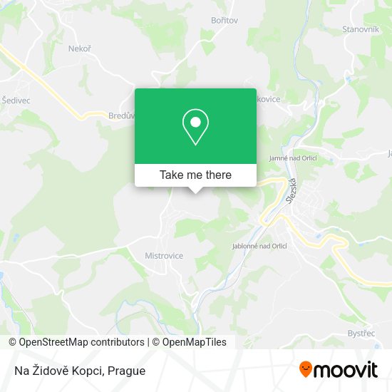Na Židově Kopci map