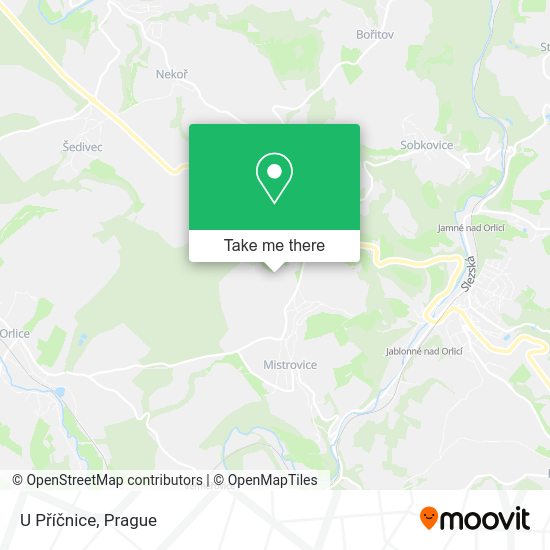 U Příčnice map