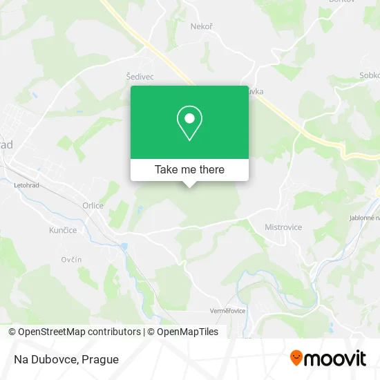 Карта Na Dubovce