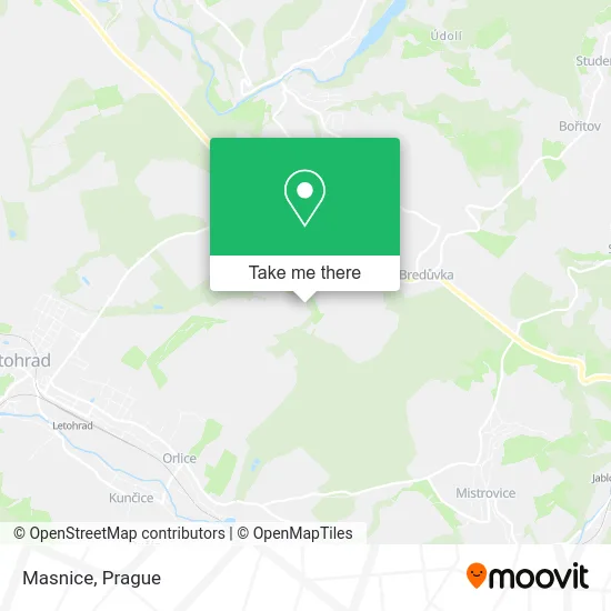 Карта Masnice