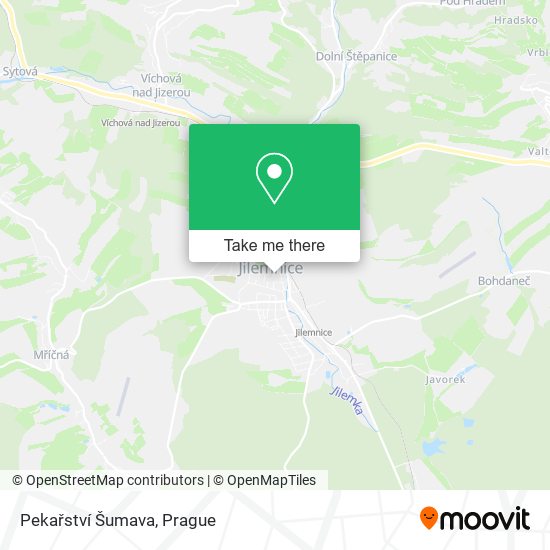 Pekařství Šumava map