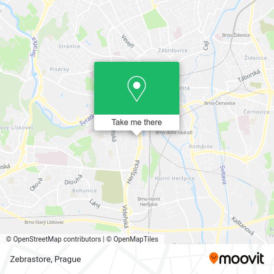 Карта Zebrastore