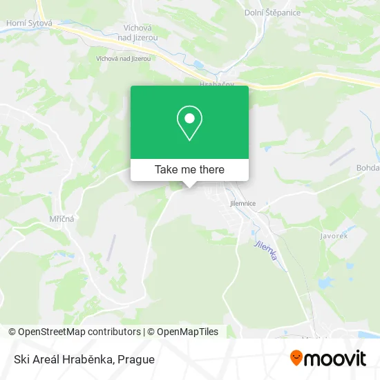 Карта Ski Areál Hraběnka