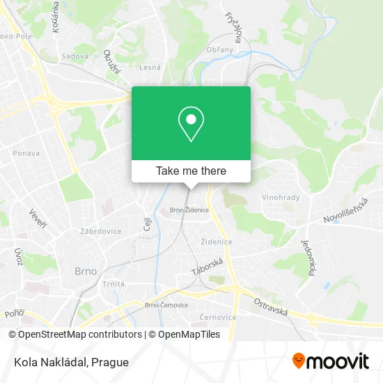 Карта Kola Nakládal