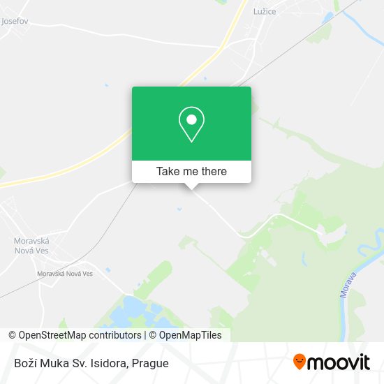 Boží Muka Sv. Isidora map