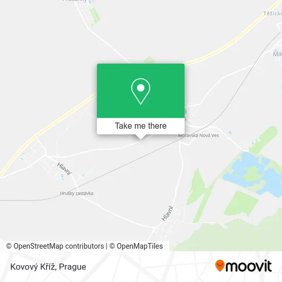 Карта Kovový Kříž