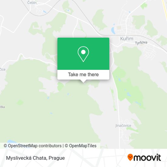 Карта Myslivecká Chata
