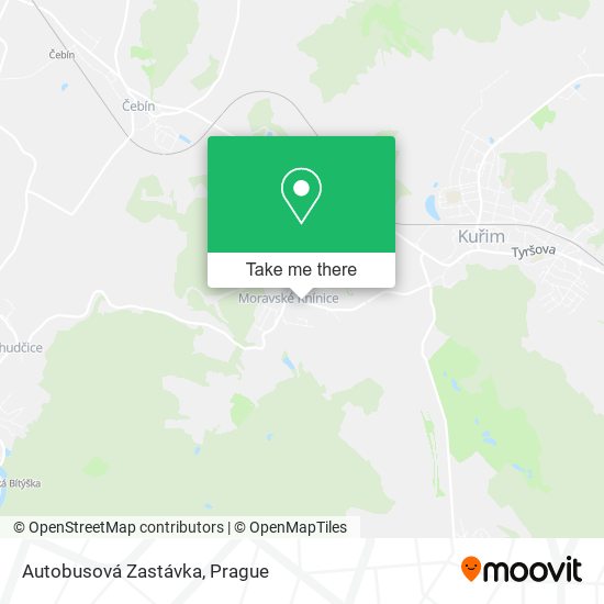 Карта Autobusová Zastávka