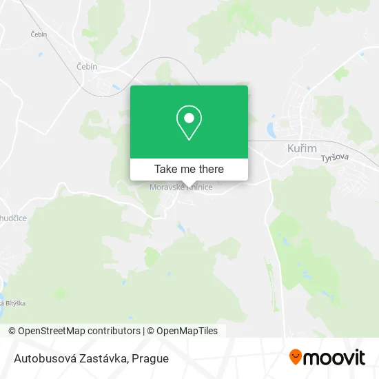 Карта Autobusová Zastávka