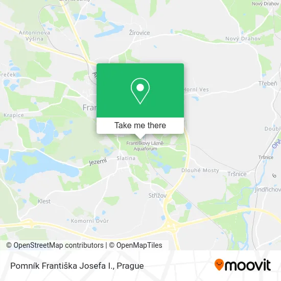 Карта Pomník Františka Josefa I.