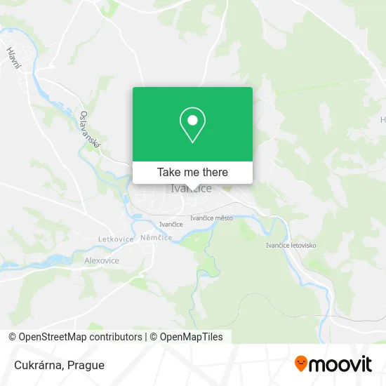 Карта Cukrárna