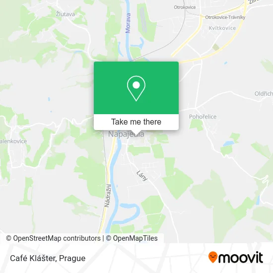 Карта Café Klášter