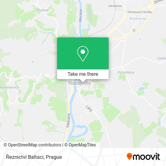 Řeznictví Baltaci map