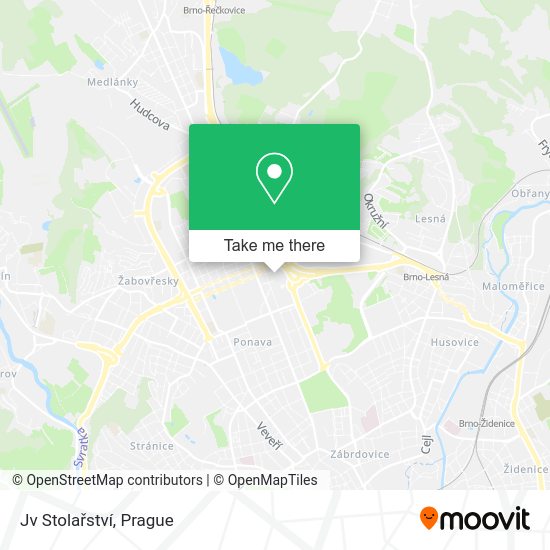 Jv Stolařství map