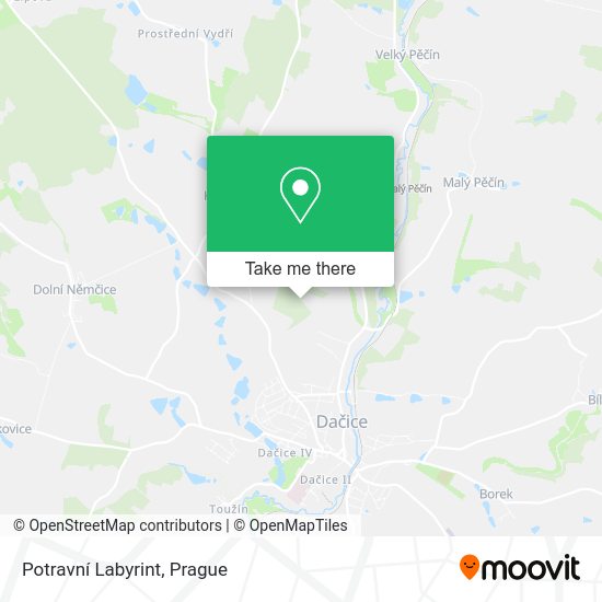 Карта Potravní Labyrint
