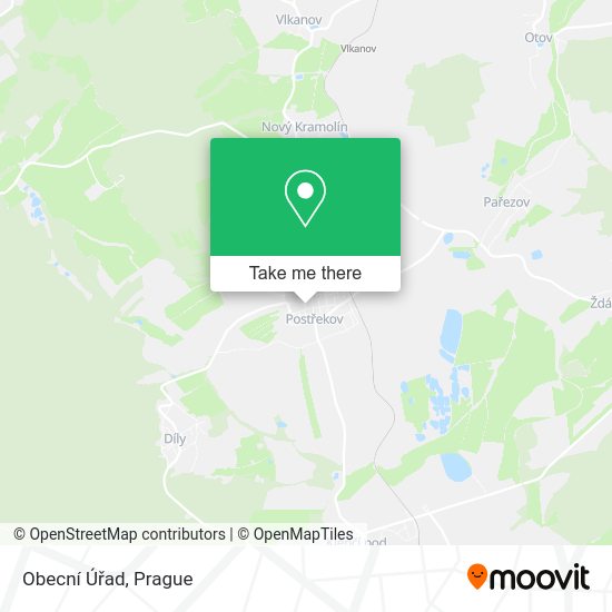 Obecní Úřad map