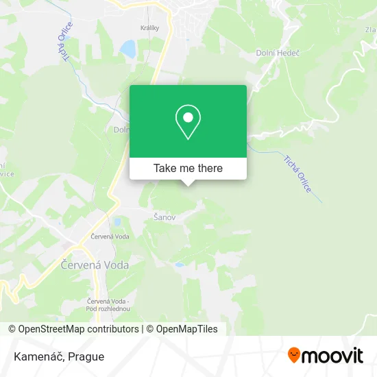 Карта Kamenáč