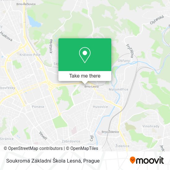 Soukromá Základní Škola Lesná map