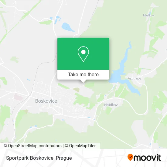 Карта Sportpark Boskovice