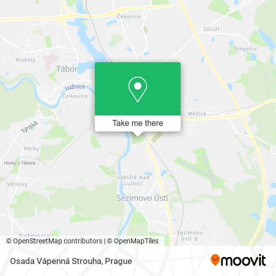 Карта Osada Vápenná Strouha