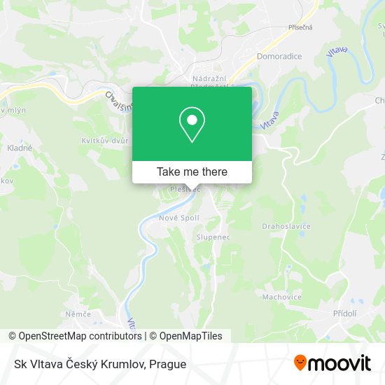 Sk Vltava Český Krumlov map