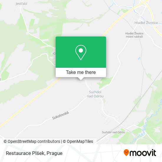 Карта Restaurace Plšek