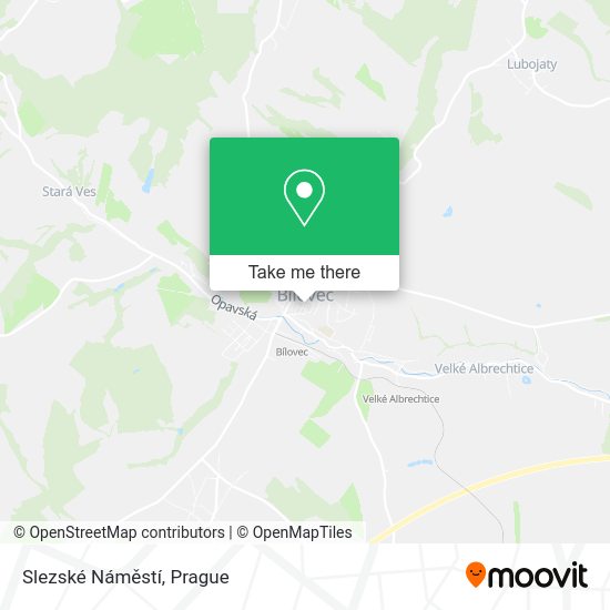 Slezské Náměstí map