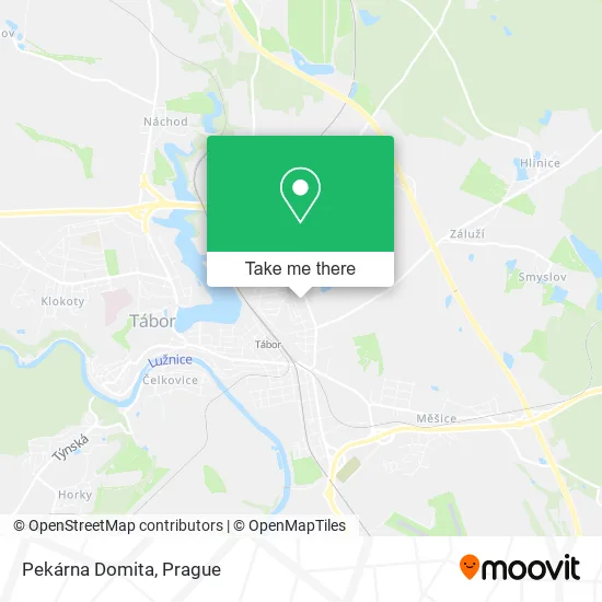 Карта Pekárna Domita