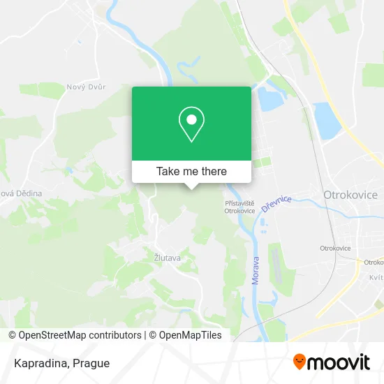 Карта Kapradina