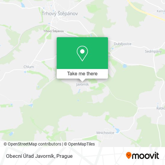 Obecní Úřad Javorník map