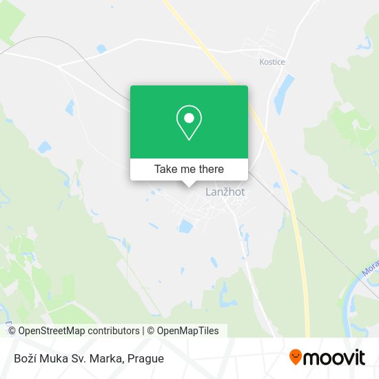 Boží Muka Sv. Marka map