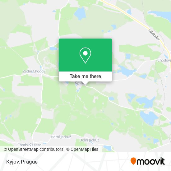 Карта Kyjov