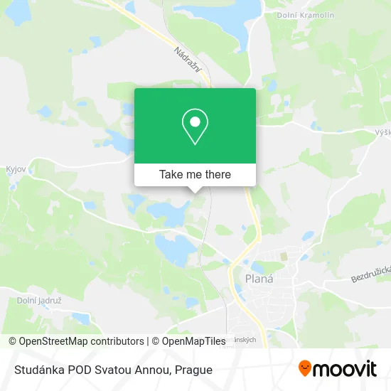 Карта Studánka POD Svatou Annou