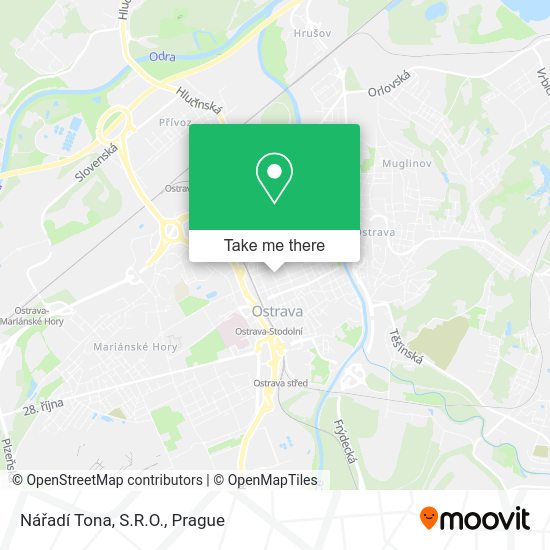 Nářadí Tona, S.R.O. map