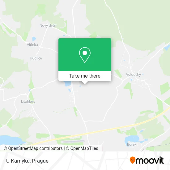 Карта U Kamýku