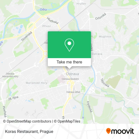 Карта Koras Restaurant