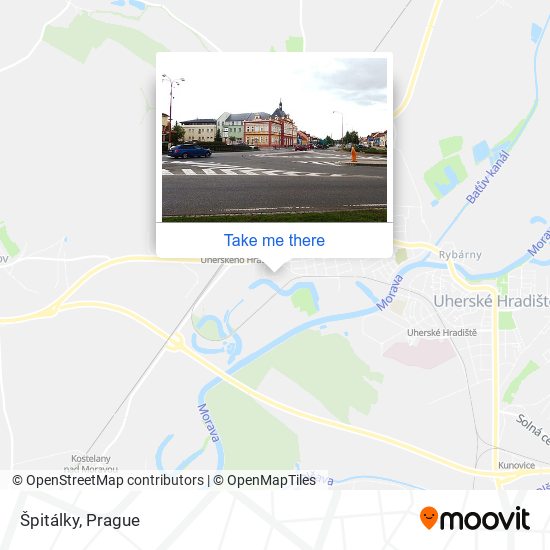 Карта Špitálky