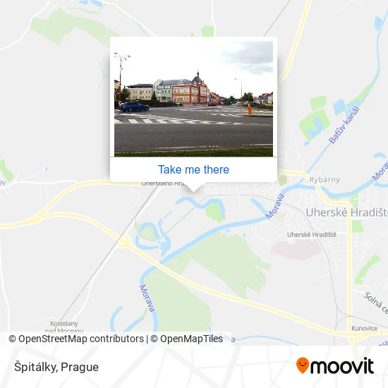 Карта Špitálky