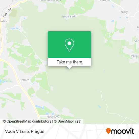 Карта Voda V Lese