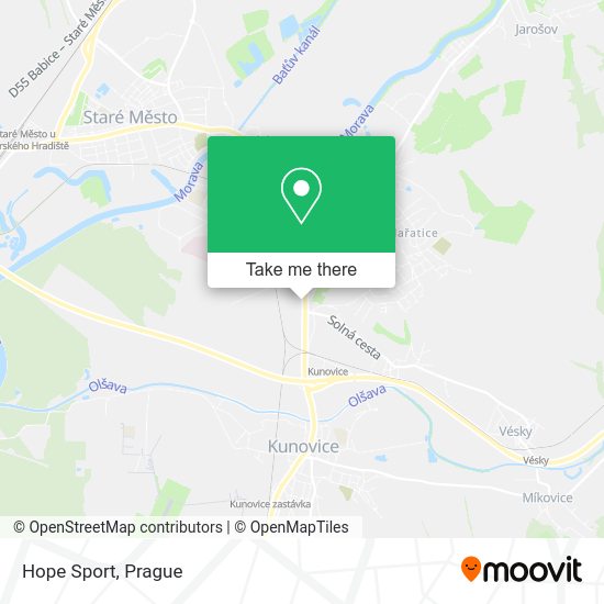 Hope Sport map