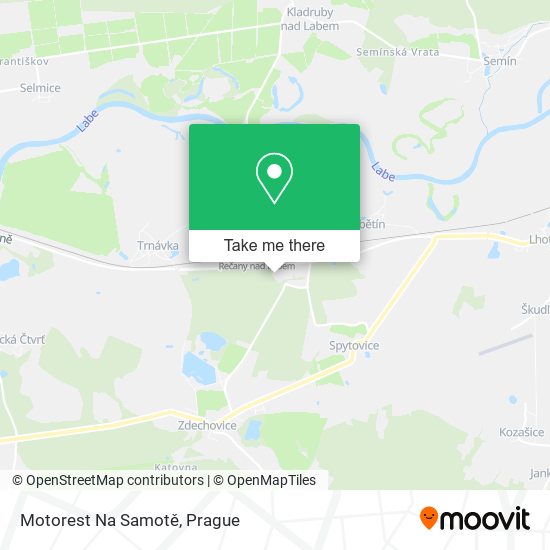 Карта Motorest Na Samotě