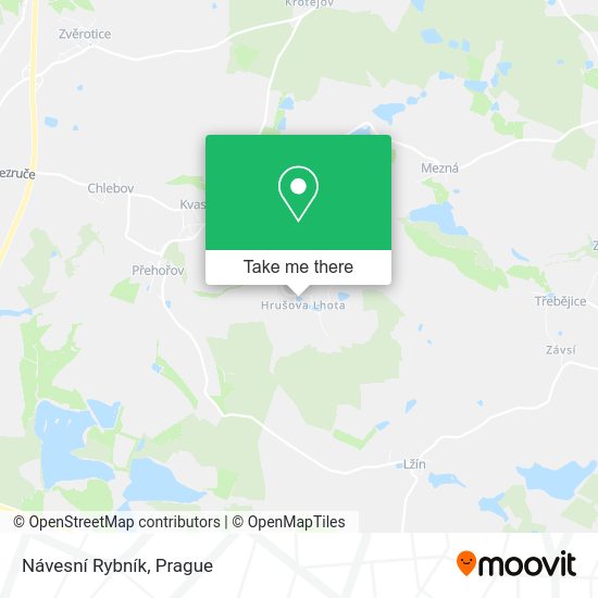 Návesní Rybník map